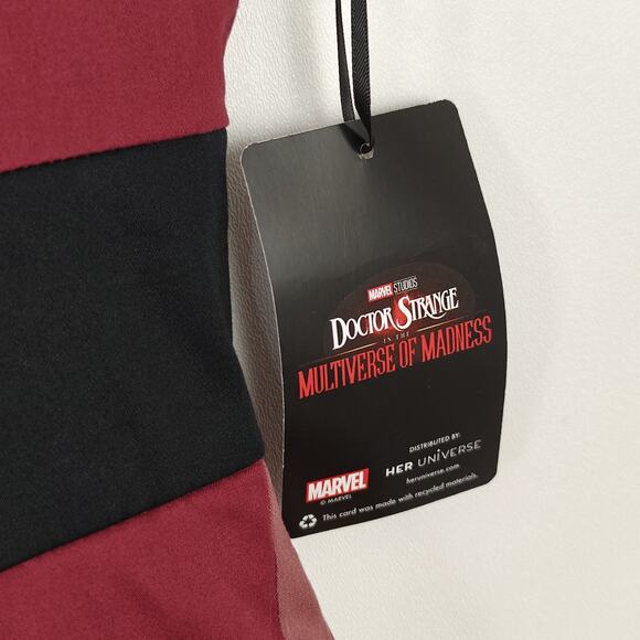 Her Universe Marvel Wanda Maximoff Scarlet Witch Swing Dress Size XL Pockets New - Picture 7 of 14